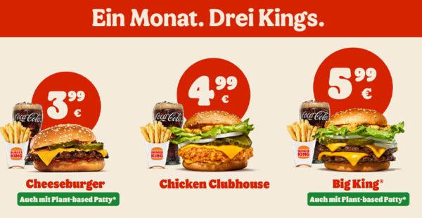 Big King im Menü für nur 5,99€!